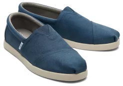 Alp Fwd Blue Textured Woven<TOMS Fashion