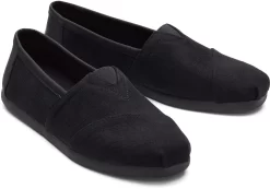 Alpargata Black Twill Synthetic Trim<TOMS Flash Sale