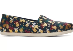 Alpargata Gold Foil Bells<TOMS Cheap