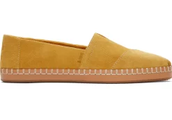 Alpargata Gold Suede Leather Wrap<TOMS Sale