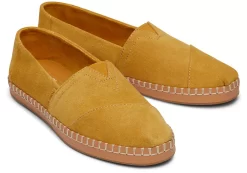 Alpargata Gold Suede Leather Wrap<TOMS Sale