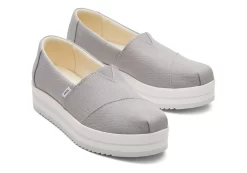 Alpargata Grey Midform Espadrille | Alpargata Grey Midform Espadrille<TOMS Hot