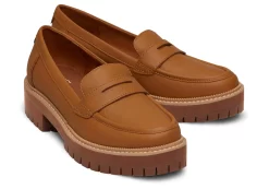 Cara Leather Loafer<TOMS Shop