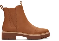 Dakota Tan Water Resistant Leather Boot<TOMS Shop