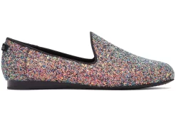 Darcy Black Chunky Glitter Flat | Darcy Black Chunky Glitter Flat<TOMS Outlet