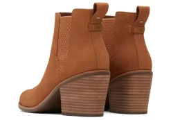 Everly Nubuck Heeled Boot<TOMS Best