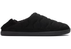 Ezra Black Quilted Convertible Slipper | Ezra Black Quilted Convertible Slipper<TOMS Sale