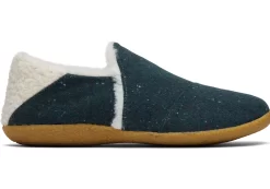 India Green Faux Fur Slipper<TOMS Sale