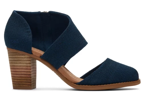 Milan Blue Closed Toe Heel<TOMS Flash Sale