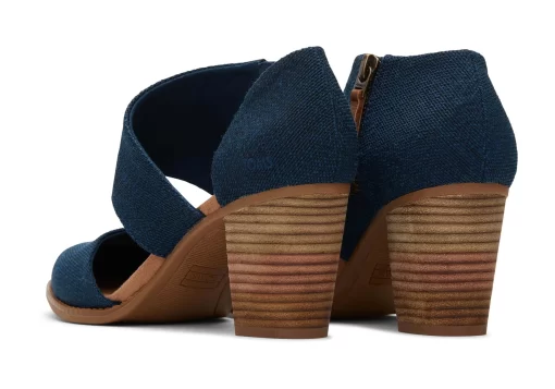 Milan Blue Closed Toe Heel<TOMS Flash Sale