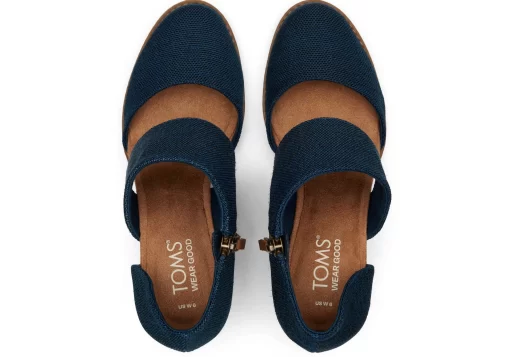 Milan Blue Closed Toe Heel<TOMS Flash Sale