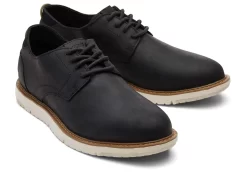 Navi Black Water Resistant Dress Shoe<TOMS Best Sale