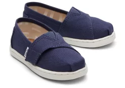 Tiny Alpargata Canvas Toddler Shoe<TOMS Best Sale