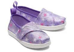 Tiny Alpargata Purple Stars Toddler Shoe<TOMS Flash Sale