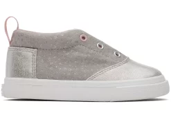 Tiny Fenix Mid Grey Foil Toddler Shoe<TOMS Flash Sale