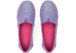 Youth Alp Platform Purple Glimmer Kids Shoe<TOMS Best Sale