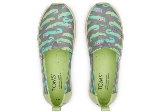 Youth Alpargata Crocodiles<TOMS Sale