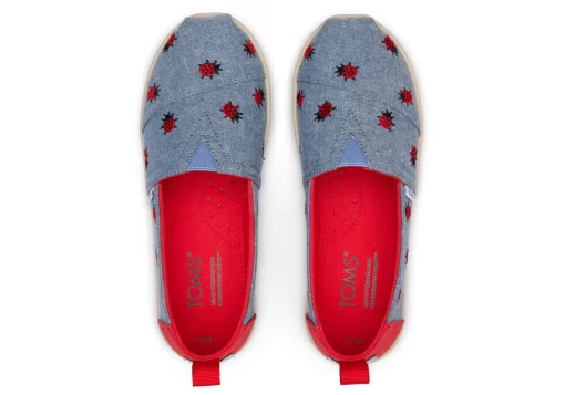 Youth Alpargata Lucky Ladybugs<TOMS Flash Sale