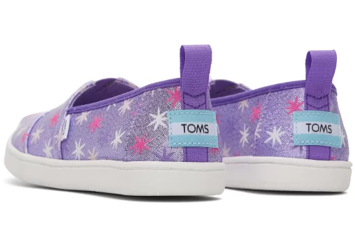 Youth Alpargata Purple Stars Kids Shoe<TOMS Online